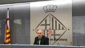 Eloi Badia, concejal de Emergencia Climática y Transición Ecológica de Barcelona, en una rueda de prensa sobre la ZBE / EUROPA PRESS