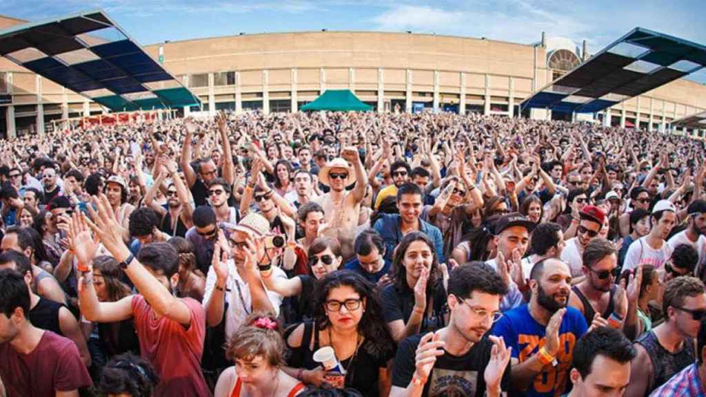 Sónar by day, una imagen del público que llenó el recinto de Montjuïc de Fira Barcelona en la edición de 2015.