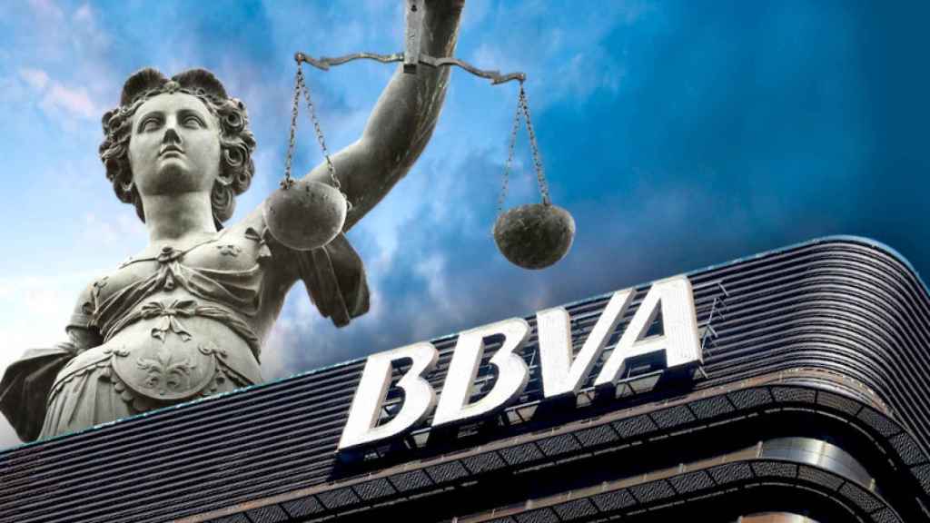 Fotomontaje con la antigua sede del BBVA.