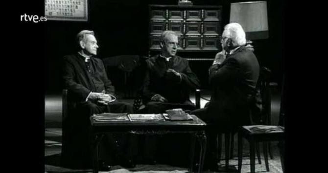 Captura del programa 'La ferida lluminosa', de 1964 en TVE