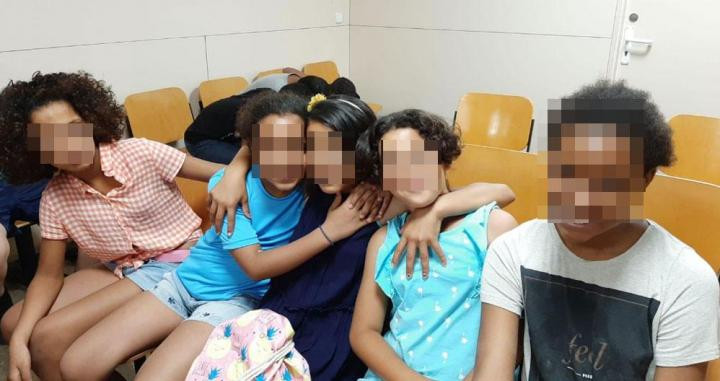Niñas saharahuis que pasarán los meses de julio y agosto en Cataluña / CG