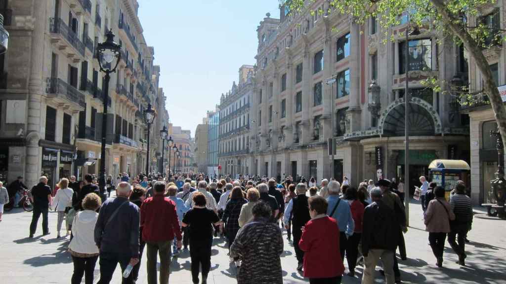 Edificios en el centro de Barcelona / EUROPA PRESS