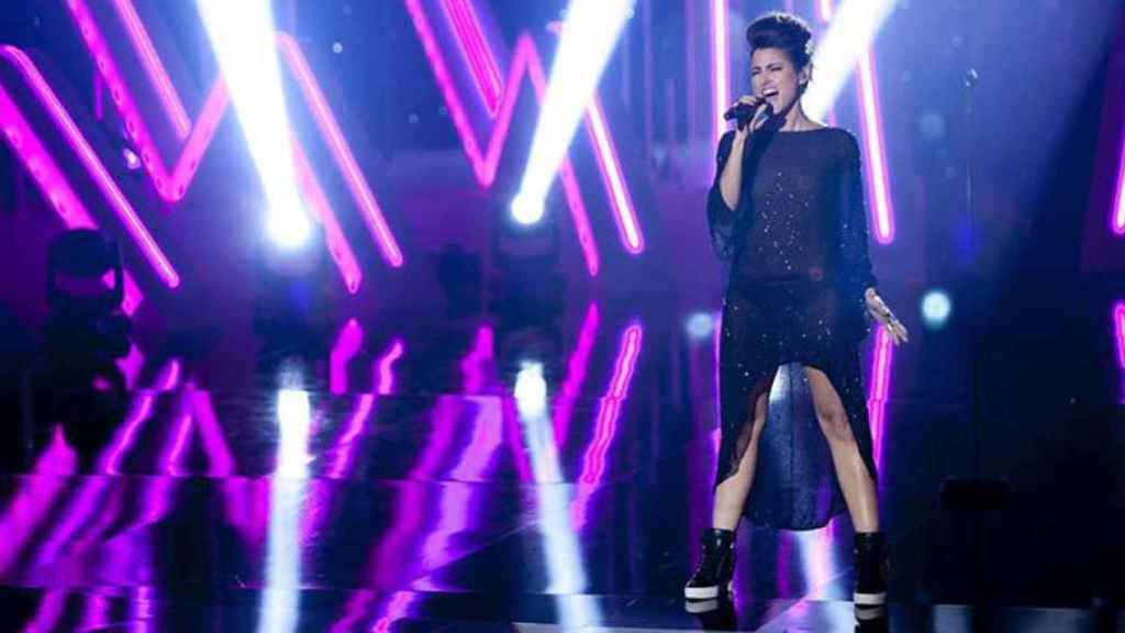 Barei, la concursante española de Eurovisión.