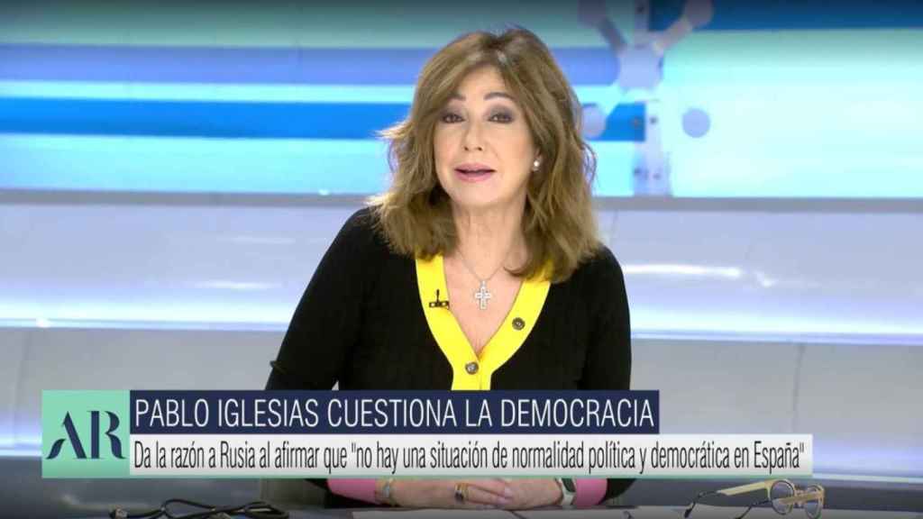 Ana Rosa Quintana en su programa / MEDIASET