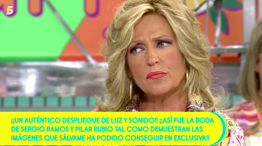 Lydia Lozano en el programa Sálvame / MEDIASET