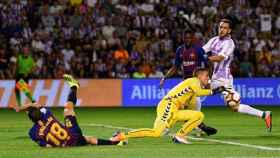 Una foto de Jordi Masip durante el Valladolid - Barça de la primera vuelta