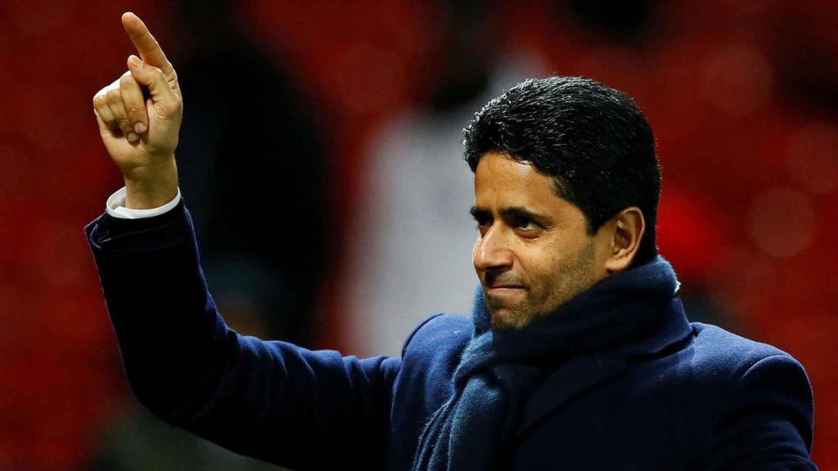 Una foto de Nasser Al-Khelaïfi presidente del PSG / Twitter