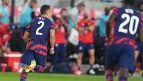 Sergiño Dest celebrando un gol con Estados Unidos / USS