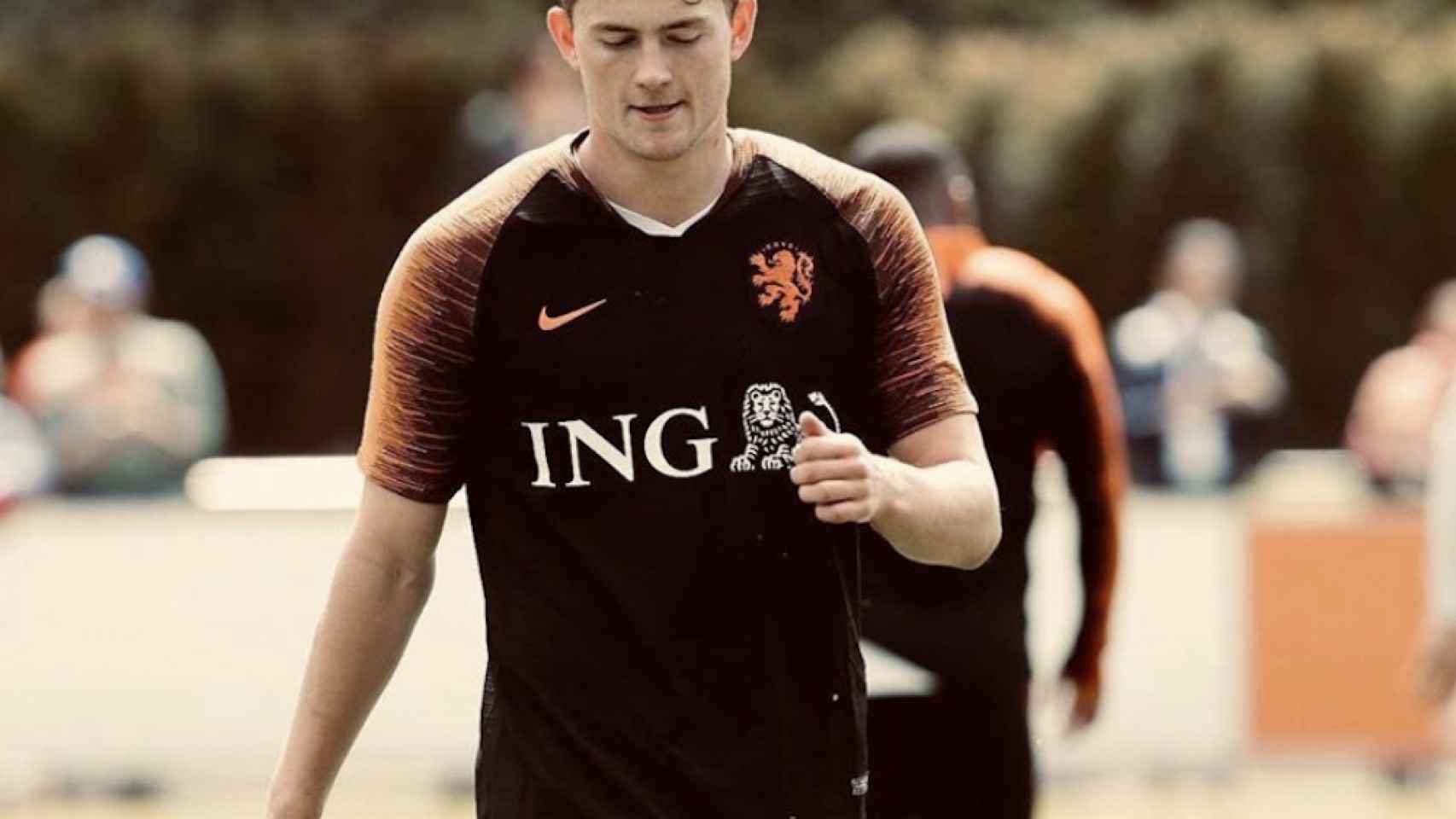 Una foto de Matthijs de Ligt con la selección holandesa / Instagram