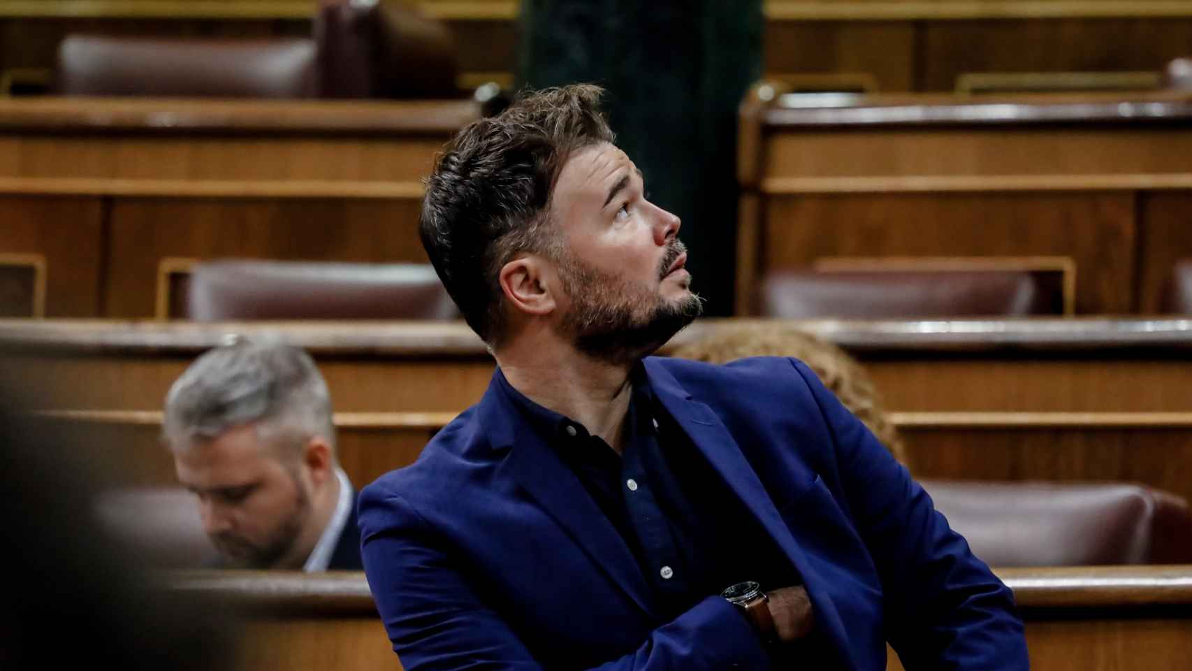 El portavoz de ERC en el Congreso, Gabriel Rufián, que presenta enmiendas para evitar el uso de la malversación con finalidad política/ EUROPA PRESS