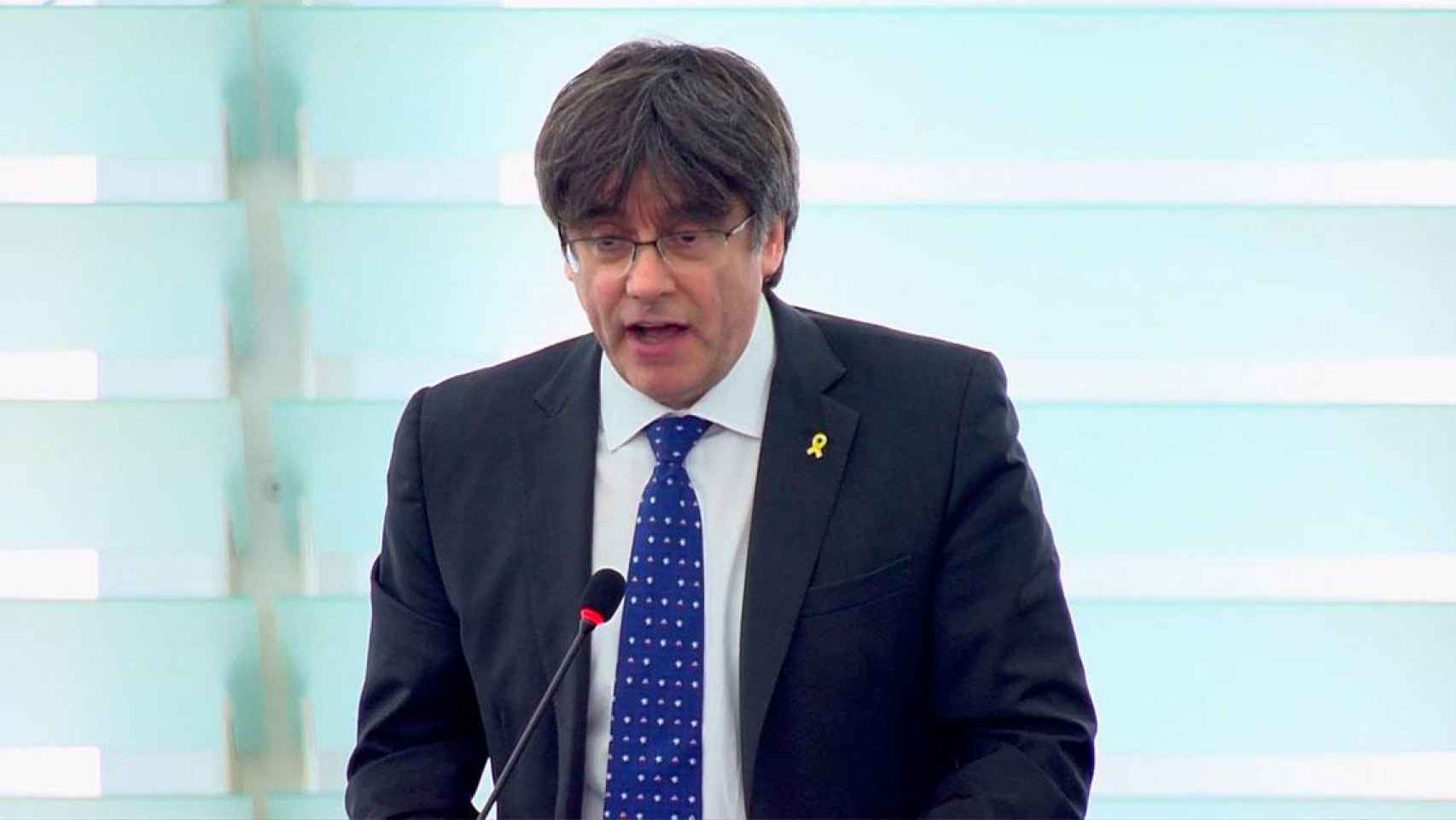 Carles Puigdemont, cuya estructura en Waterloo podría haberse financiado con la factura encontrada por la Guardia Civil / EUROPA PRESS