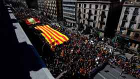 Manifestación de Societat Civil Catalana (SCC) en Barcelona bajo el lema Ahora más que nunca, seny