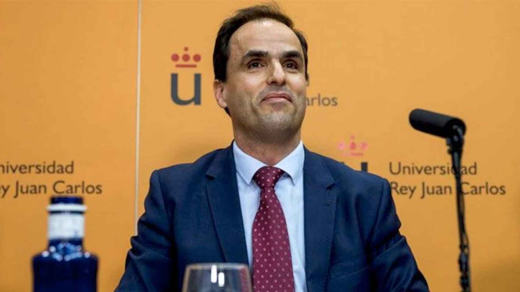 Javier Ramos, rector de la Universidad Rey Juan Carlos que está en el centro de la polémica por el máster de Cristina Cifuentes / EFE