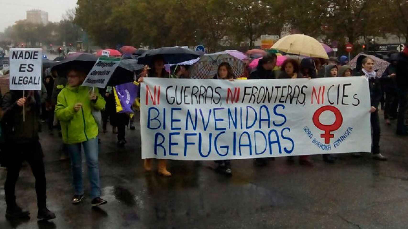 Manifestación para el cierre del CIE de Aluche / TWITTER