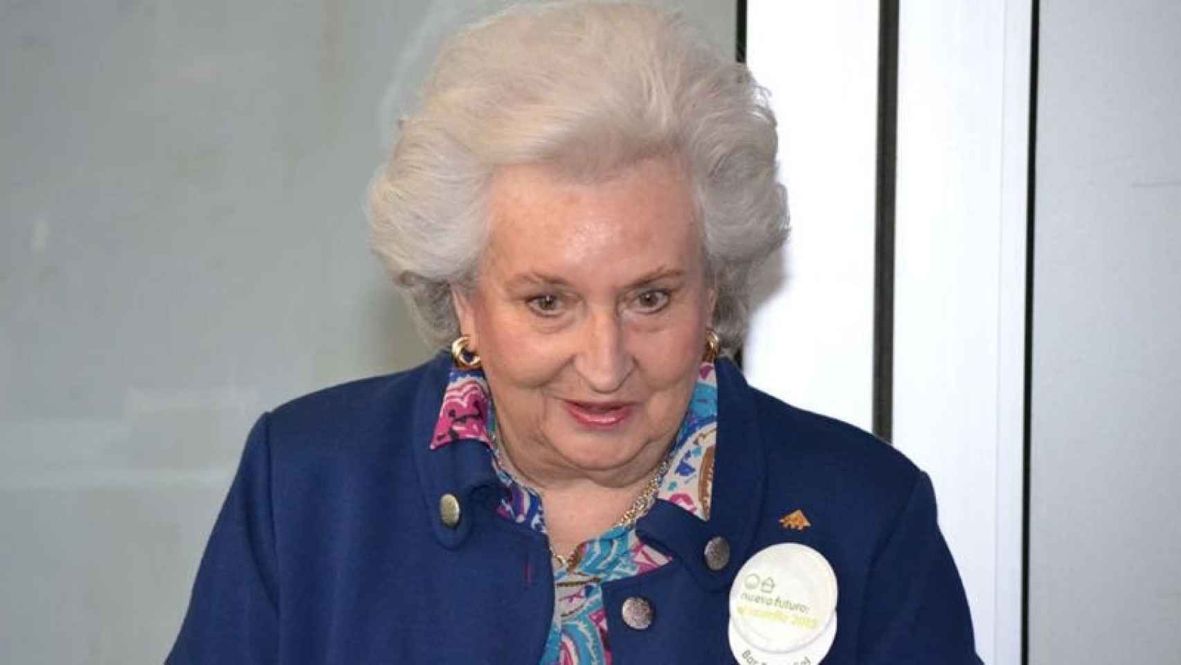 Pilar de Borbón, hermana del rey Juan Carlos.