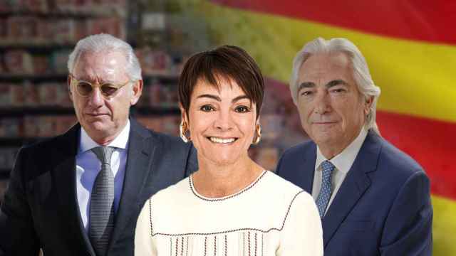 De izquierda a derecha: Isak Andic, Sol Daurella y Manuel Lao, los tres catalanes más ricos según la lista 'Forbes' de 2022 / CG-FOTOMONTAJE