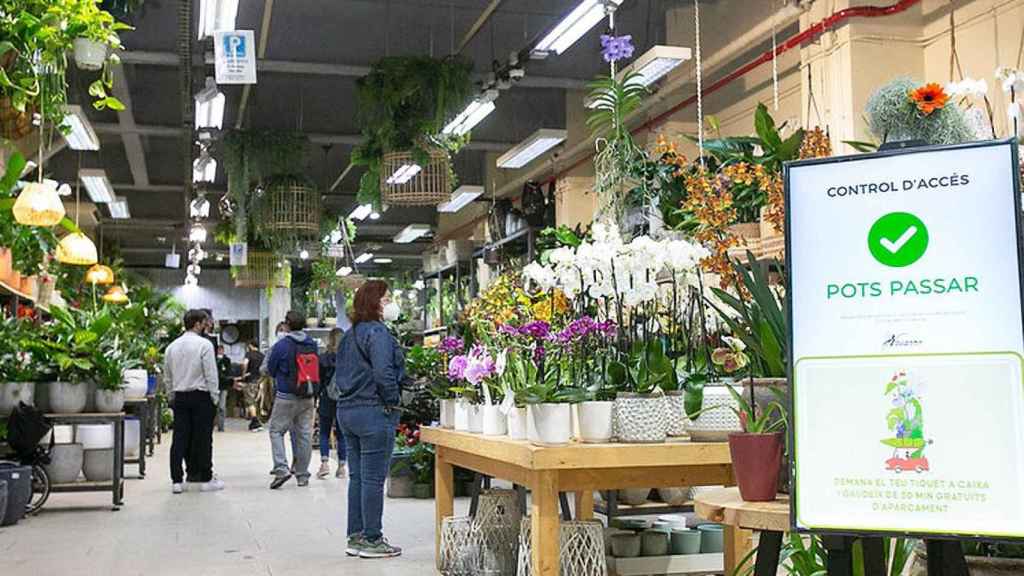 Imagen del control de acceso digital de la Floristería Navarro / Cedida