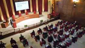 Presentación de Rethink Barcelona en la sede de Foment del Treball