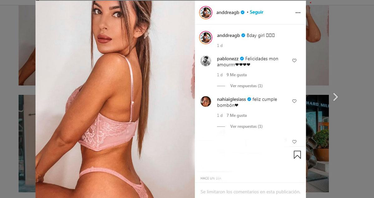 Andrea Gasca comparte el resultado de su operación de culo /INSTAGRAM