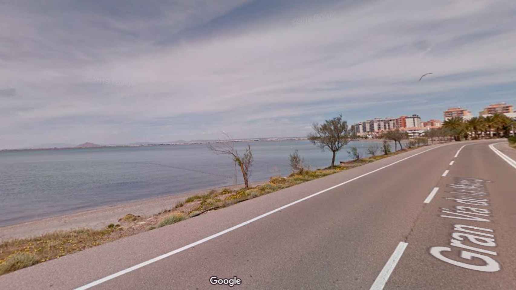 Zona de La Manga donde se produjo el accidente mortal / GOOGLE STREET VIEW