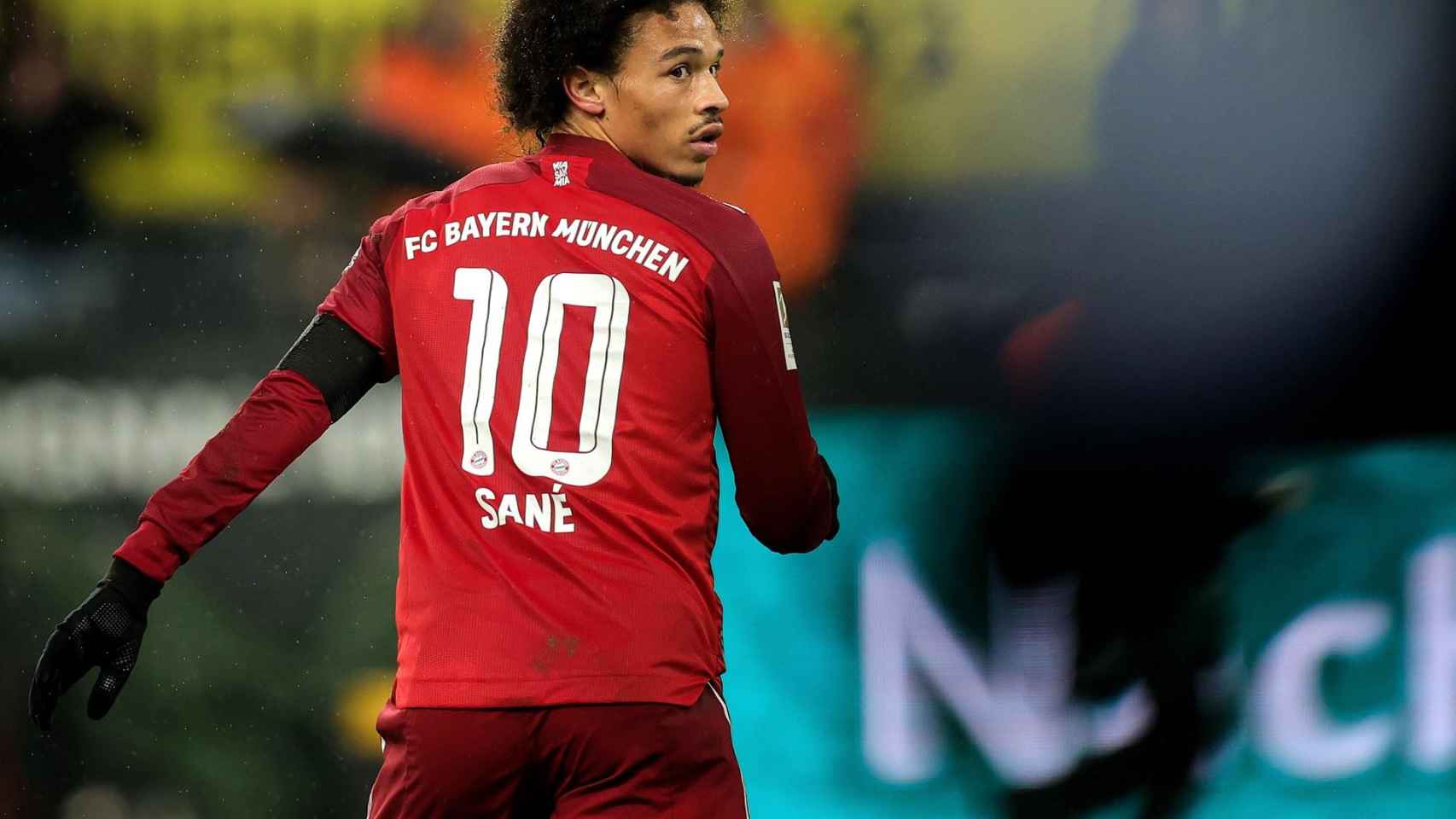 Sané, delantero del Bayern, marcó el segundo gol del equipo alemán al Barça en el Allianz Arena / EFE