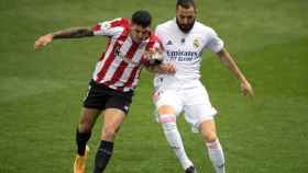 Benzema, en un Real Madrid-Athletic / EFE