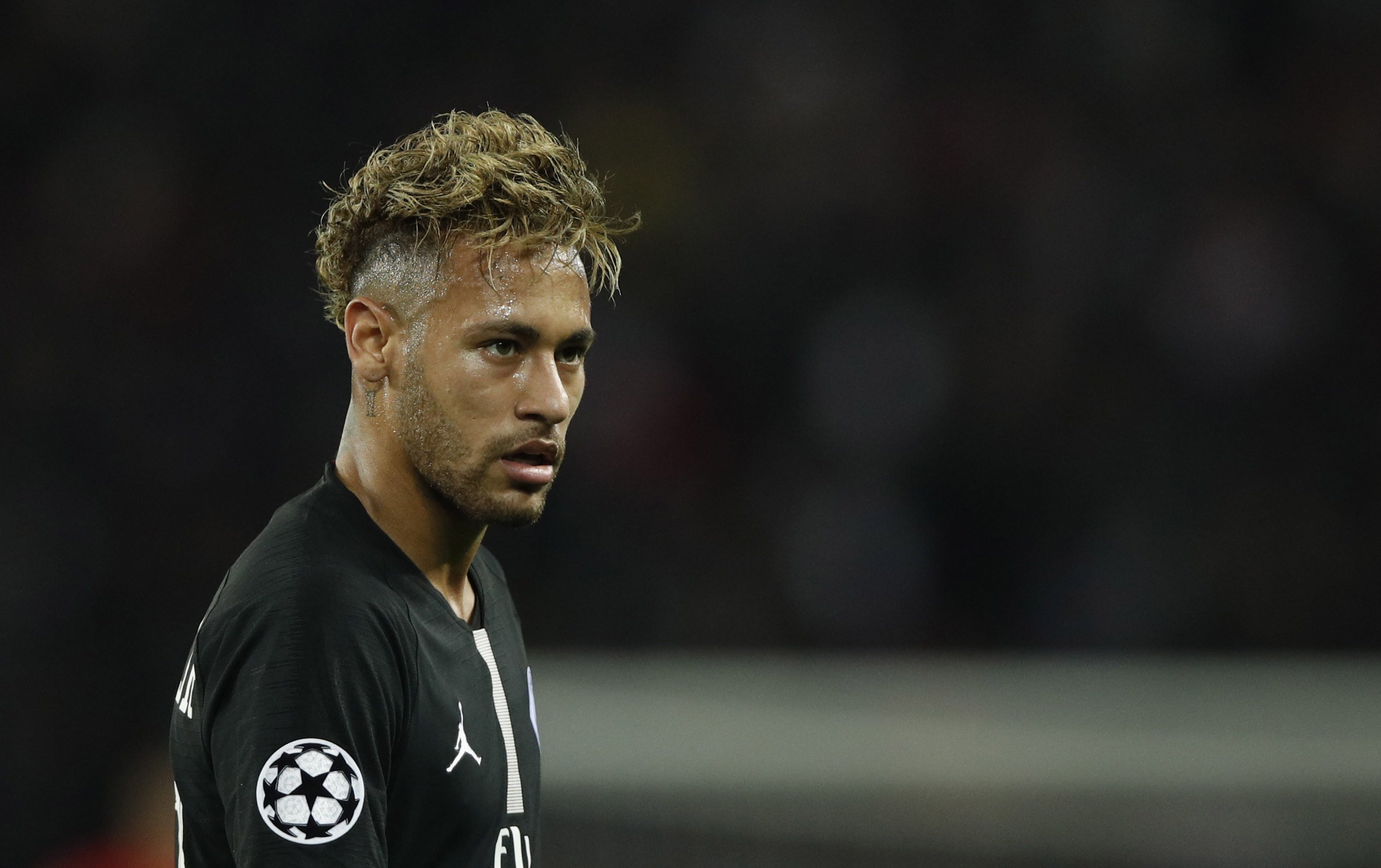 Neymar Júnior en el partido de Champions del PSG contra el Nápoles / EFE