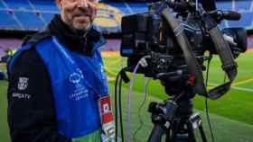 Ernest Méndez, antes de un partido del Barça de Champions League en el Camp Nou / CEDIDA