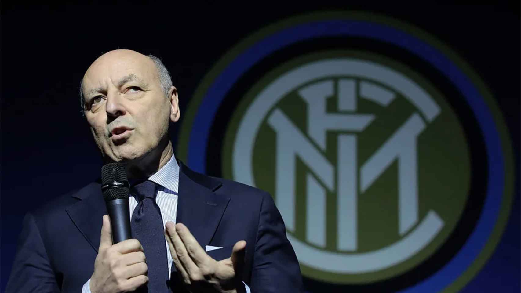 Giuseppe Marotta, durante un acto con el Inter de Milán / REDES