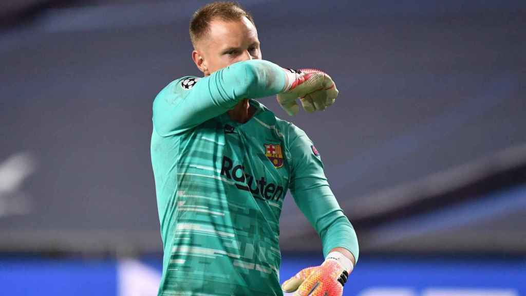 Ter Stegen, en el choque ante el Bayern de Munich | EFE