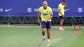 Martin Braithwaite durante un entrenamiento /FCB