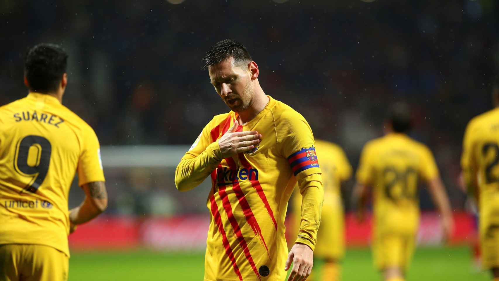 Messi salvó al Barça ante el Atlético | EFE