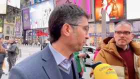 Jordi Puigneró, vicepresidente del Govern, en Times Square en Nueva York / Cedida