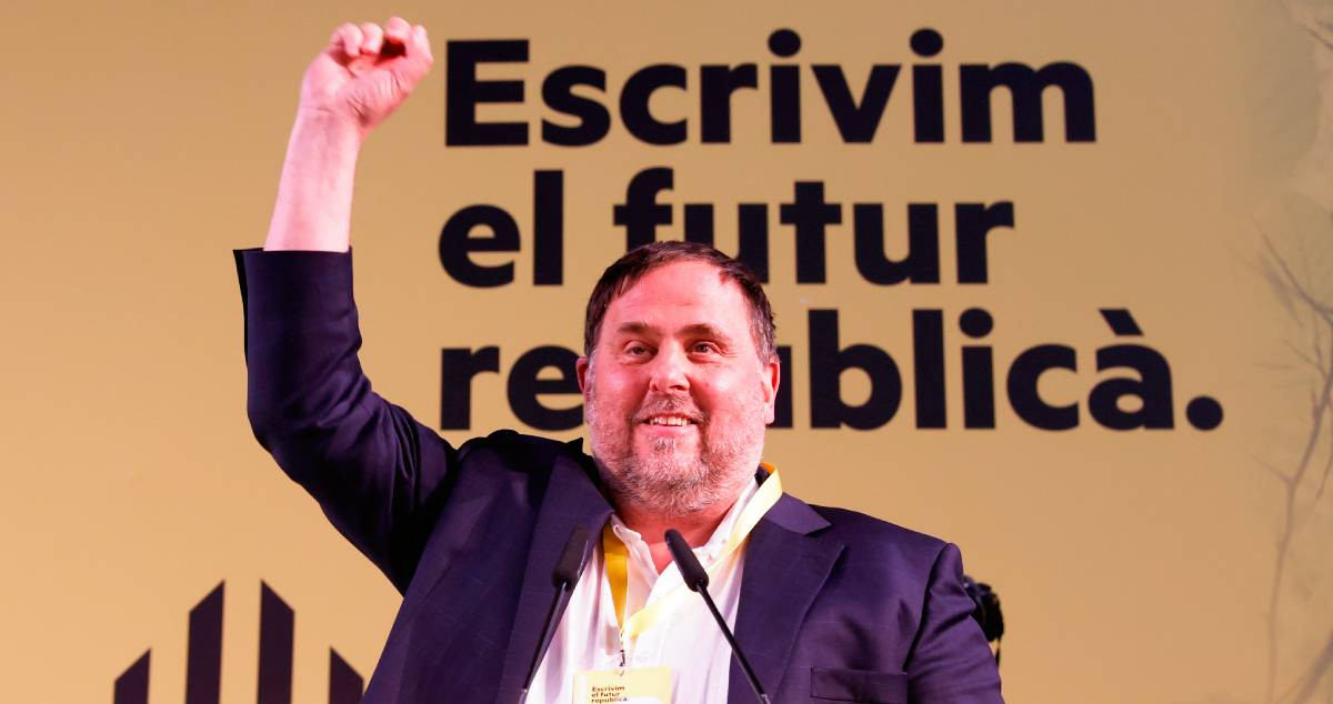 El líder de ERC, Oriol Junqueras, cree que el PSOE se alegra de que haya independentistas que rechacen la mesa de diálogo / EFE