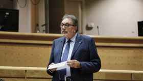 El senador de JxCat Josep Lluís Cleries, durante su intervención en una sesión de control al Gobierno en el Senado / EUROPA PRESS