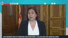 Ada Colau, entrevistada en TV3