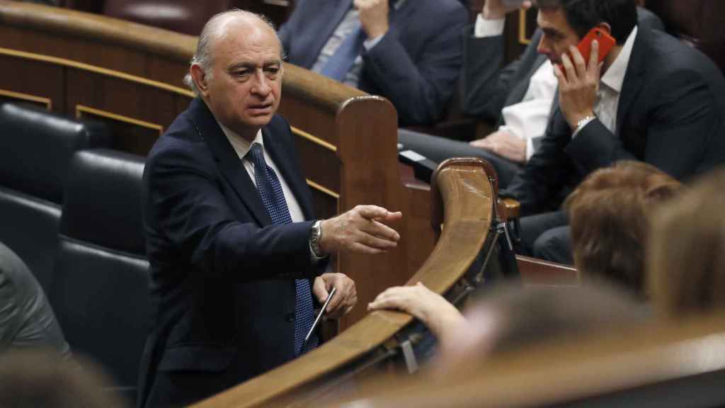 Jorge Fernández Díaz, exministro del Interior, en el Congreso de los Diputados / EFE