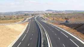 La carretera de Palma a Manacor.