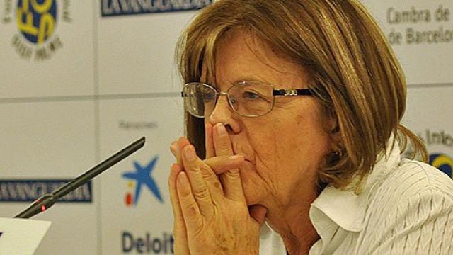 La presidenta de la Fundación Internacional Olof Palme, Anna Batllebó