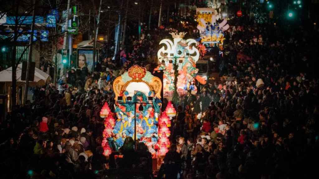 Cabalgata de reyes en Terrassa, en una imagen de archivo