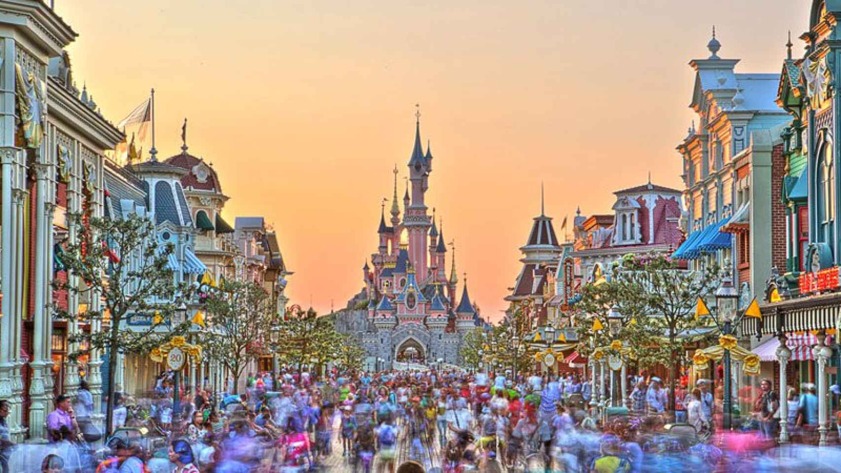 Eurodisney, el parque de atracciones de París.