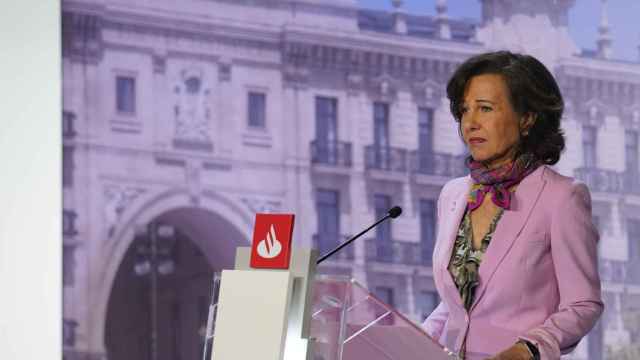 La presidenta del Banco Santander, Ana Botín. Entidad en la que Blackrock tiene una participación significativa / EP
