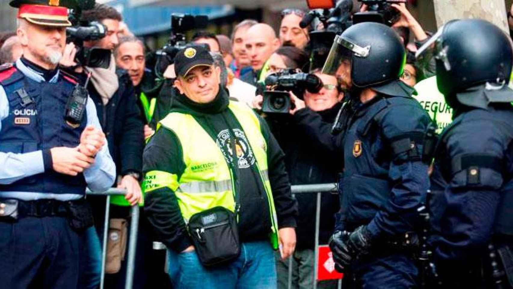 Imagen de Alberto Álvarez 'Tito', líder de Élite Taxi en Barcelona / CG