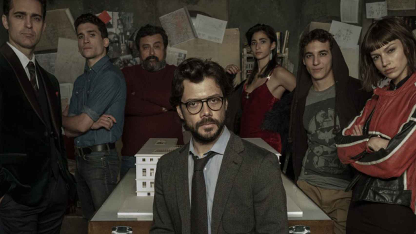 Los actores de la ficción La Casa de Papel