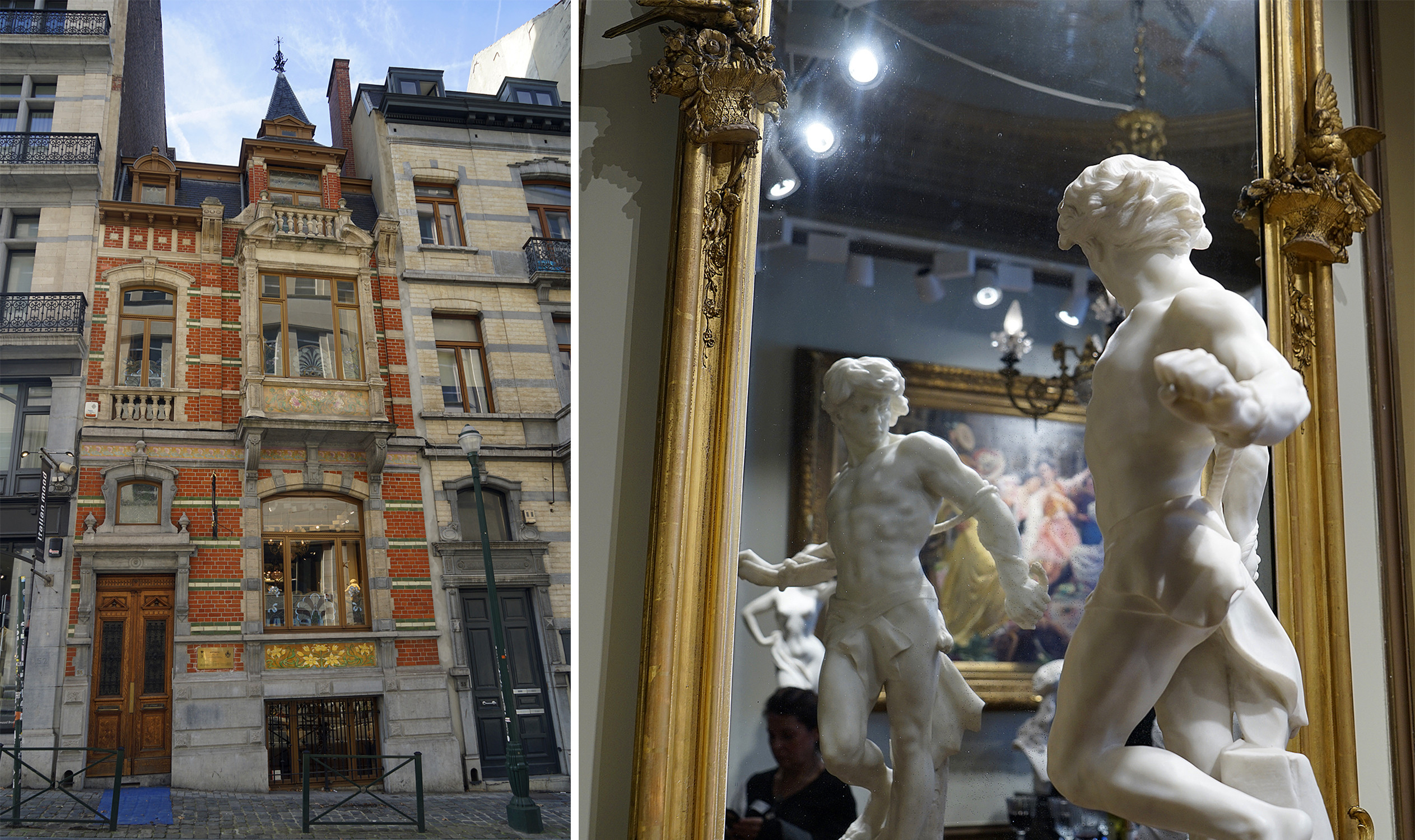 La galería Artimo Fine Arts, en el barrio de Sablon, está especializada en esculturas de mármol y bronce del siglo XIX y principios del XX / YOLANDA CARDO - CG