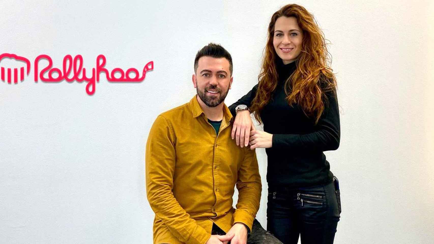 Tony Higueruelo, director con más de 21 años de experiencia en el sector, y Cristina Palomino, productora ejecutiva enfocada al marketing de Rollyhoo / FACEBOOK