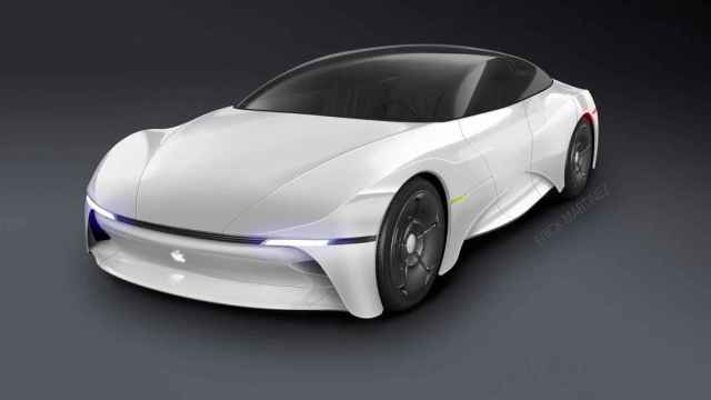 Concepto del coche eléctrico de Apple creado por Erick Martínez / ERICK-MARTINEZ.COM