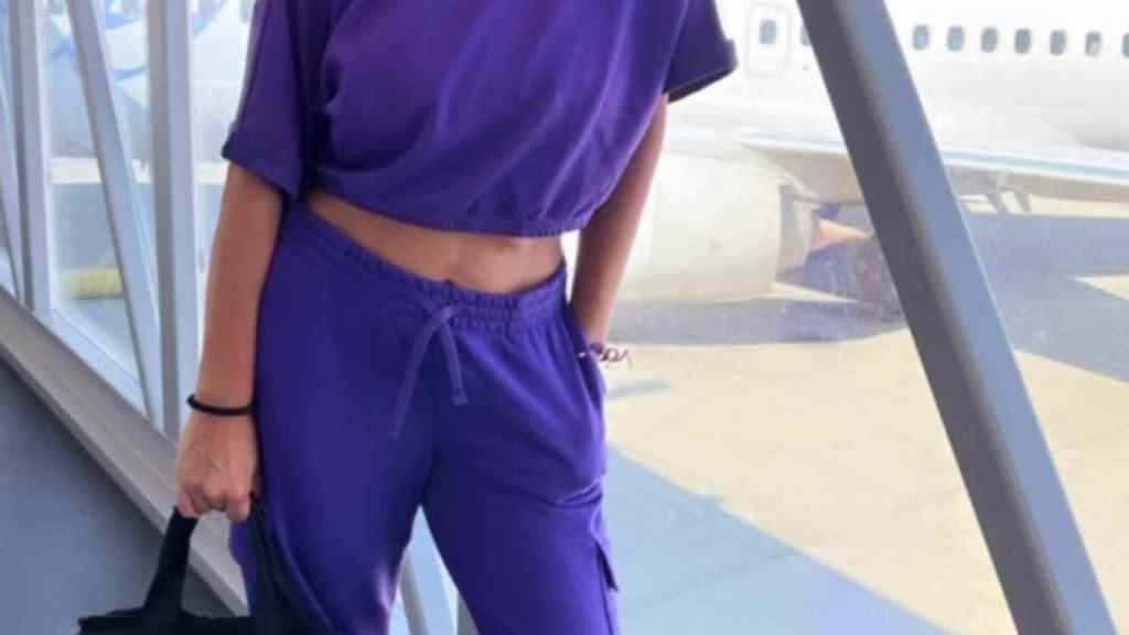 Anabel Pantoja en el aeropuerto INSTAGRAM