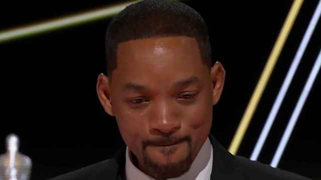 Will Smith durante su discurso de la gala de los Oscars, tras propinar una bofetada a Chris Rock / EUROPA PRESS