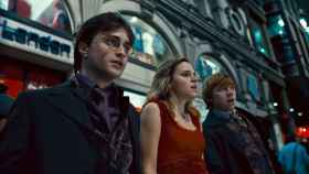 Daniel Radcliffe, Emma Watson y Rupert Grint en 'Harry Potter'